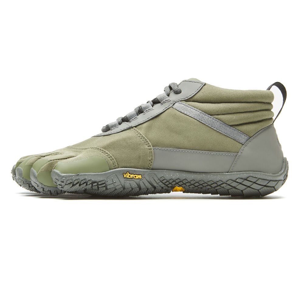 Zapatos De Trail Mujer Verde Oliva - FiveFingers V-Trek Insulated - ZURIOY-490